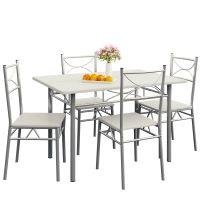 Esstisch & Stühle Set - 5 Teilig - Eiche