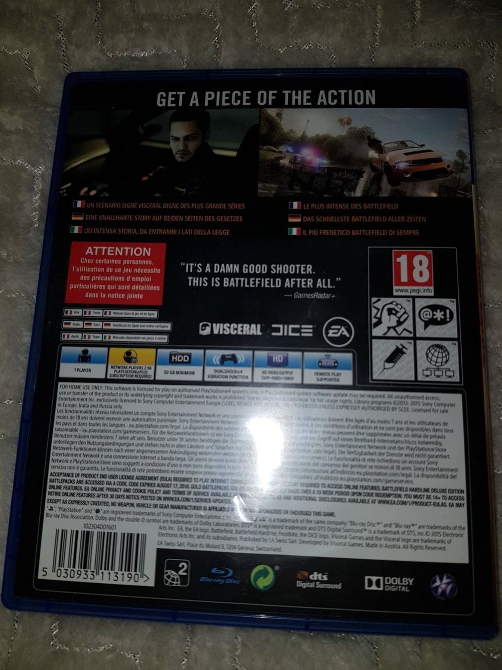 Sony Spiele: BATTLEFIELD Hardline Deluxe ED. Ps4 – Gebraucht aus Emmenbrücke von prisan_LU 2