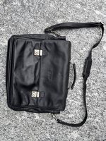 Businesstasche, chic, Leder schwarz 
