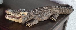 Deko Krokodil, neuwertig, ca. 50cm lang, Rarität!