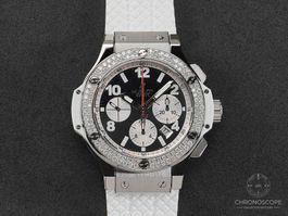 Hublot Big Bang ceramic, factory set diamonds,Hublot Service