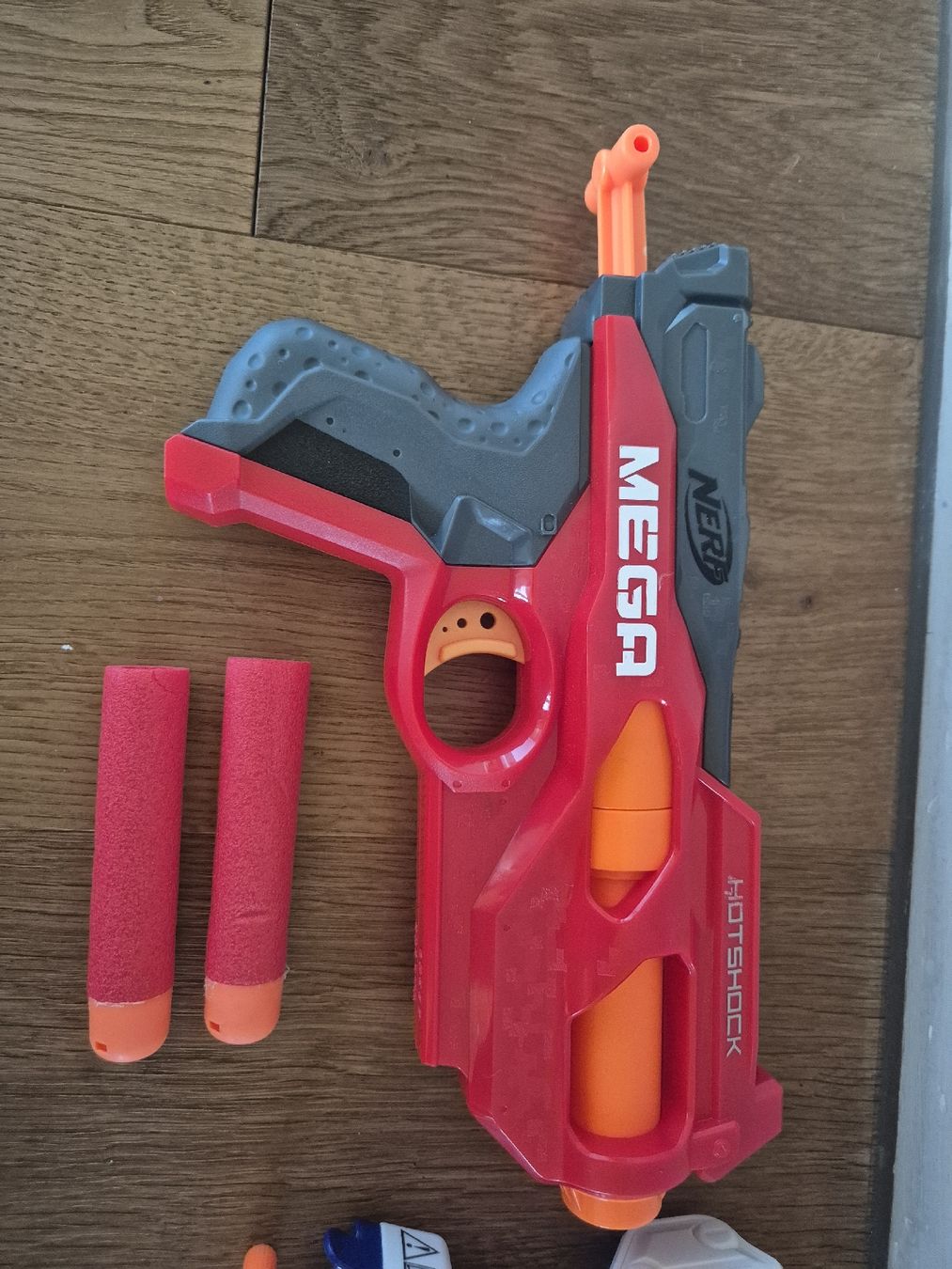 Nerf Giocattoli: 3x Nerf Blaster Set: Mega Hotshock, Triad EX-3 & Firestrike – Usato da Oberegg venduto da FranziskaCH12 1