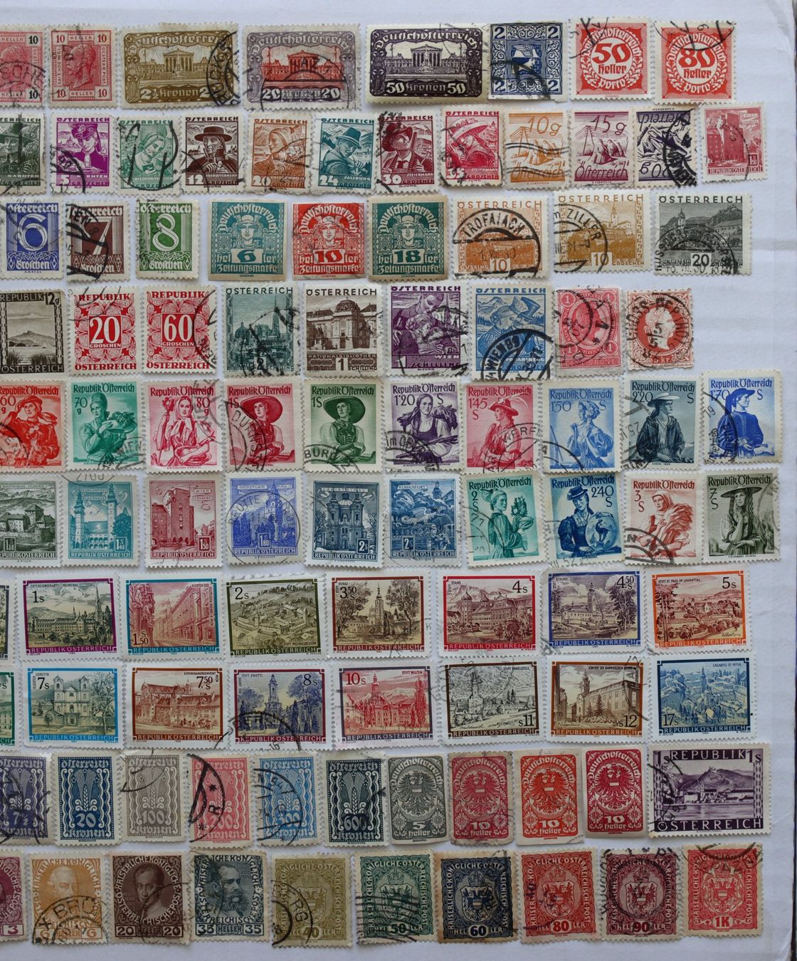 Alle Briefmarken: Briefmarken Österreich – Gebraucht aus Oberentfelden von lakipul 3
