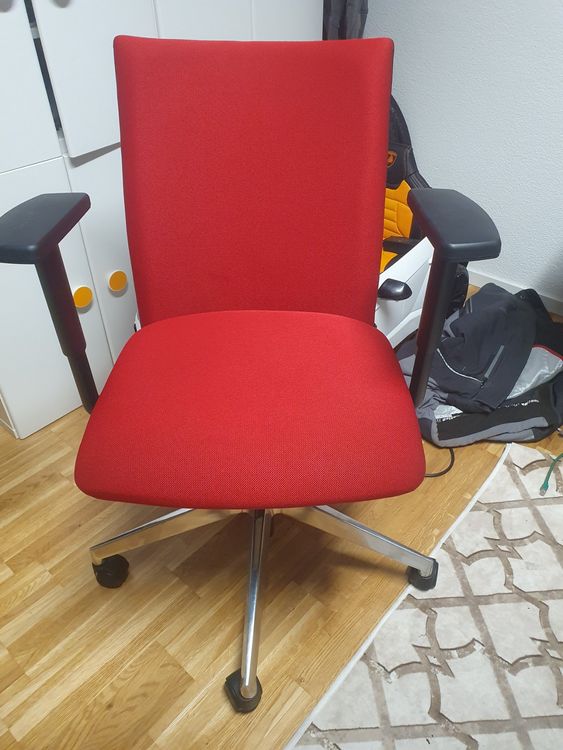 Bürostuhl Drehstuhl wiesner hager paro_plus business ROT (Gebraucht) in ...