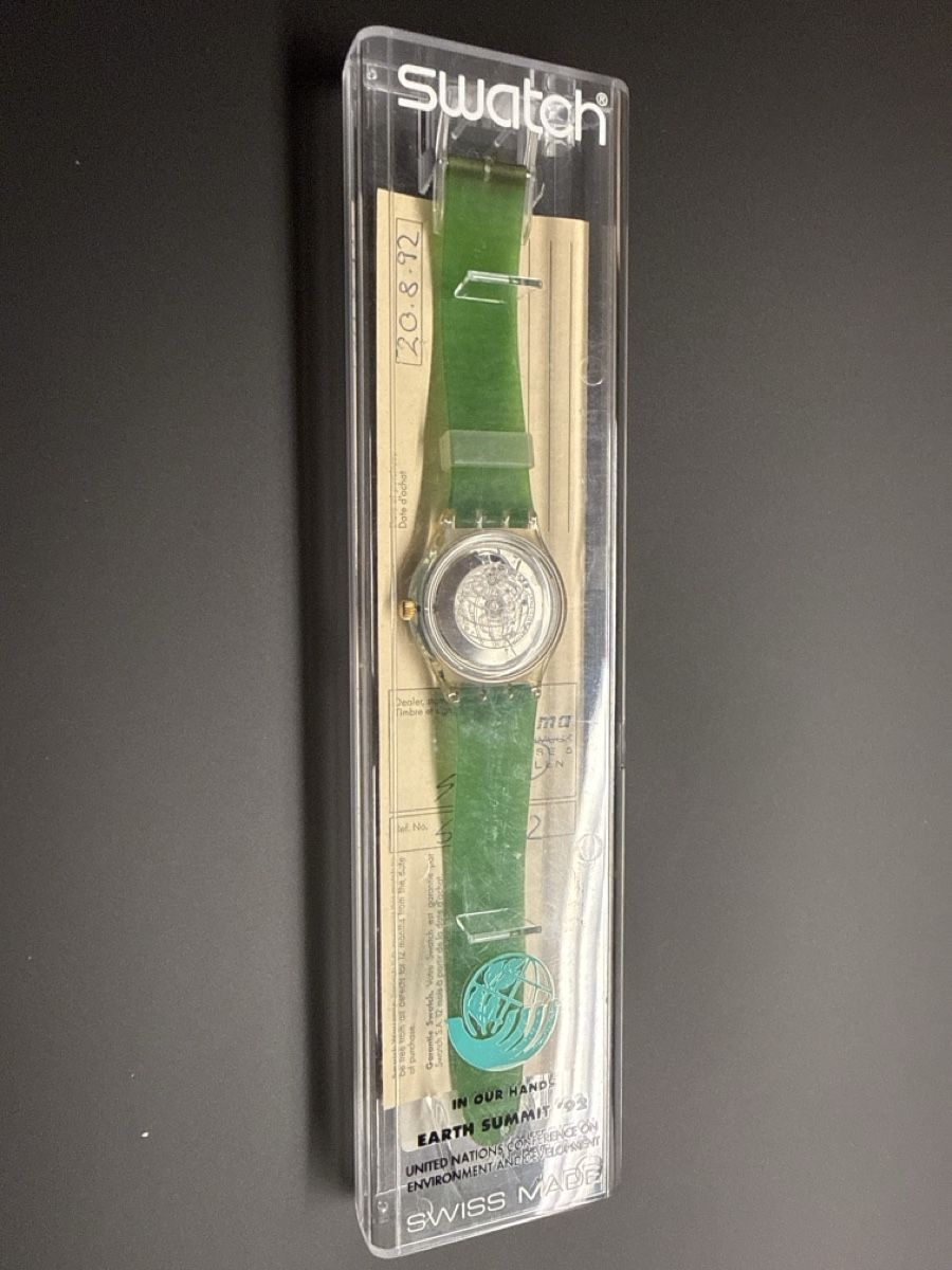 Swatch Uhren: Swatch Automatic Uhr Earth Summit 92 – Gebraucht aus Lufingen von Hafula