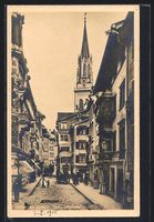 St. Gallen, Strasse Schmiedgasse mit Pas