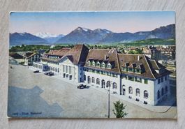 alte AK Bahnhof Thun