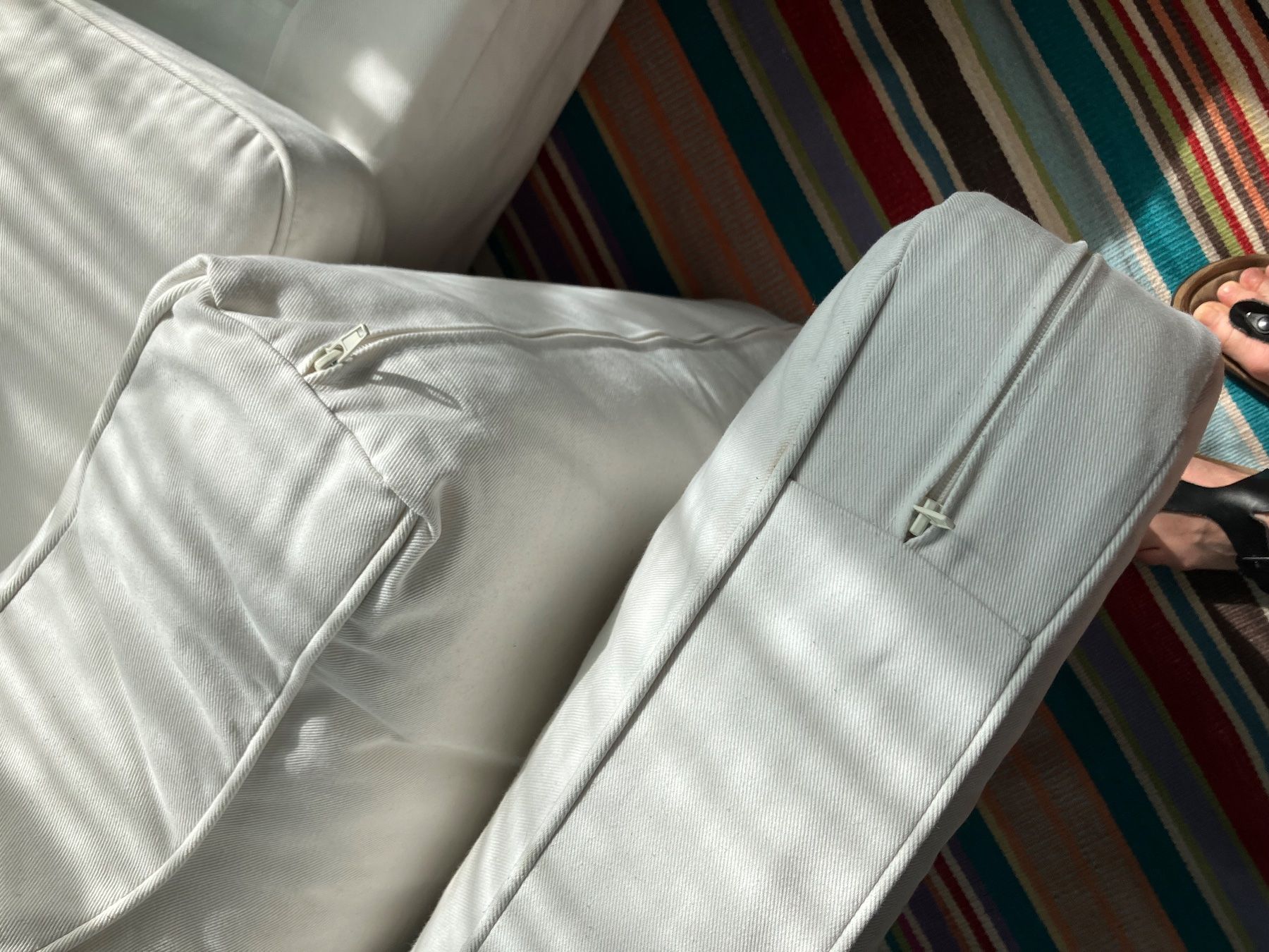Divani: Sofa, superbequem, Zweier, Bezug Baumwolle, waschbar – Usato da Forch venduto da Zovage 2
