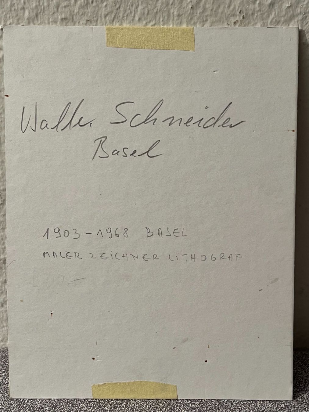 Dipinti: Walter Schneider - Jagdszene handsigniert – Usato da Basel venduto da Kaffee_und_Kunst 2