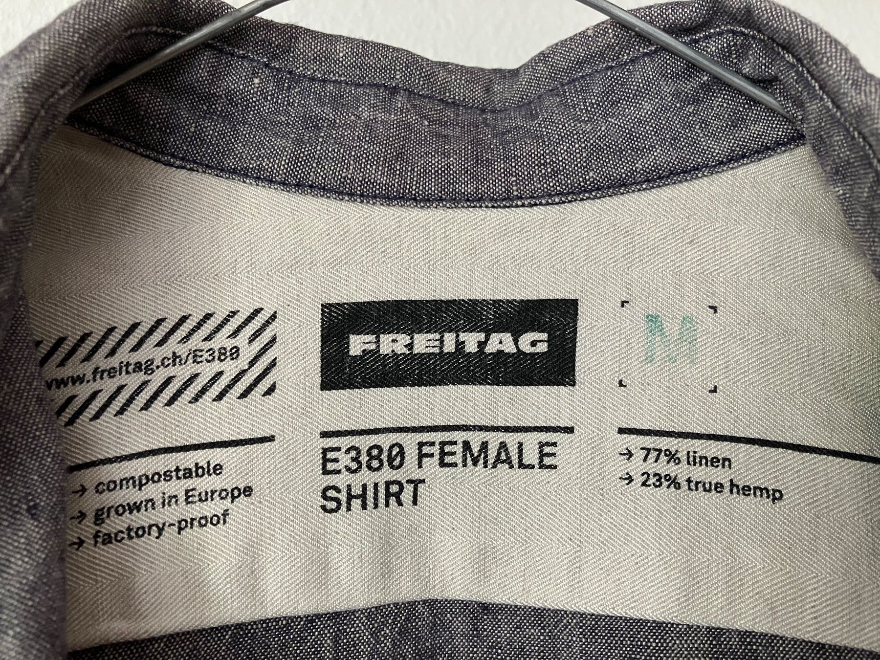 Freitag Blusen: Hemd FREITAG, Grösse M – Gebraucht aus Zürich von MonkeyTunes 5