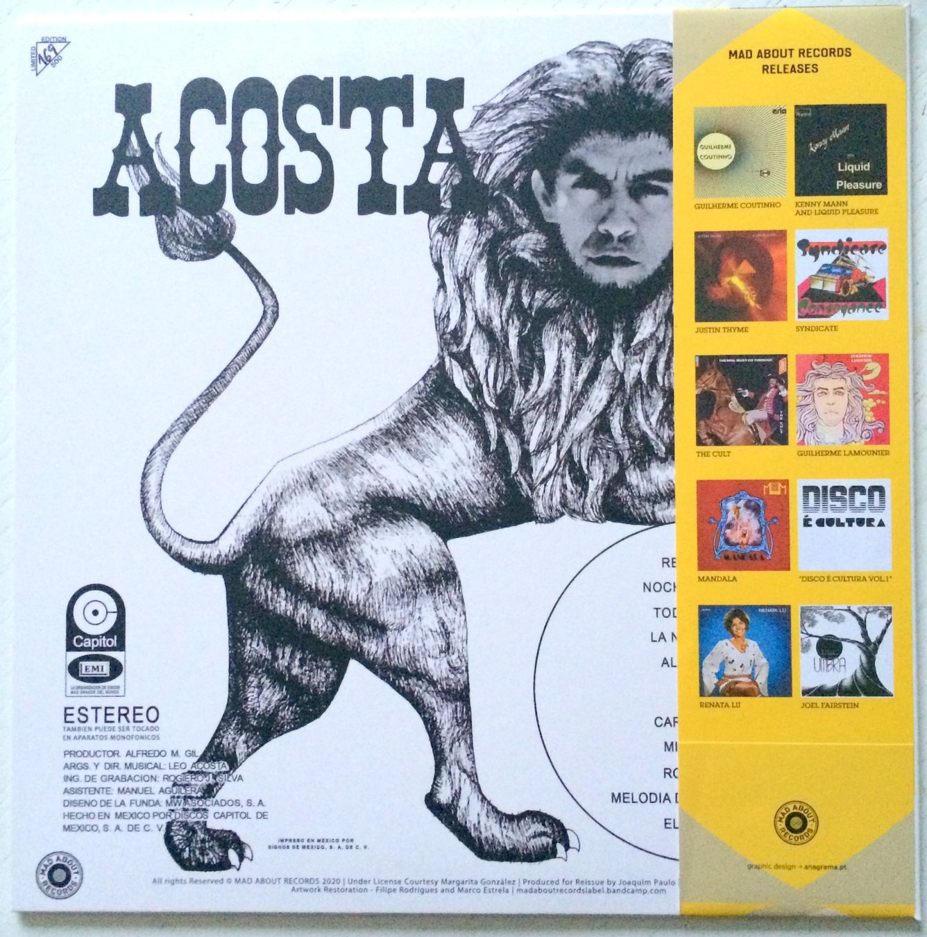 Dischi in vinile: LEO ACOSTA - ACOSTA – Usato da Bottens venduto da hotter-than-hell 1