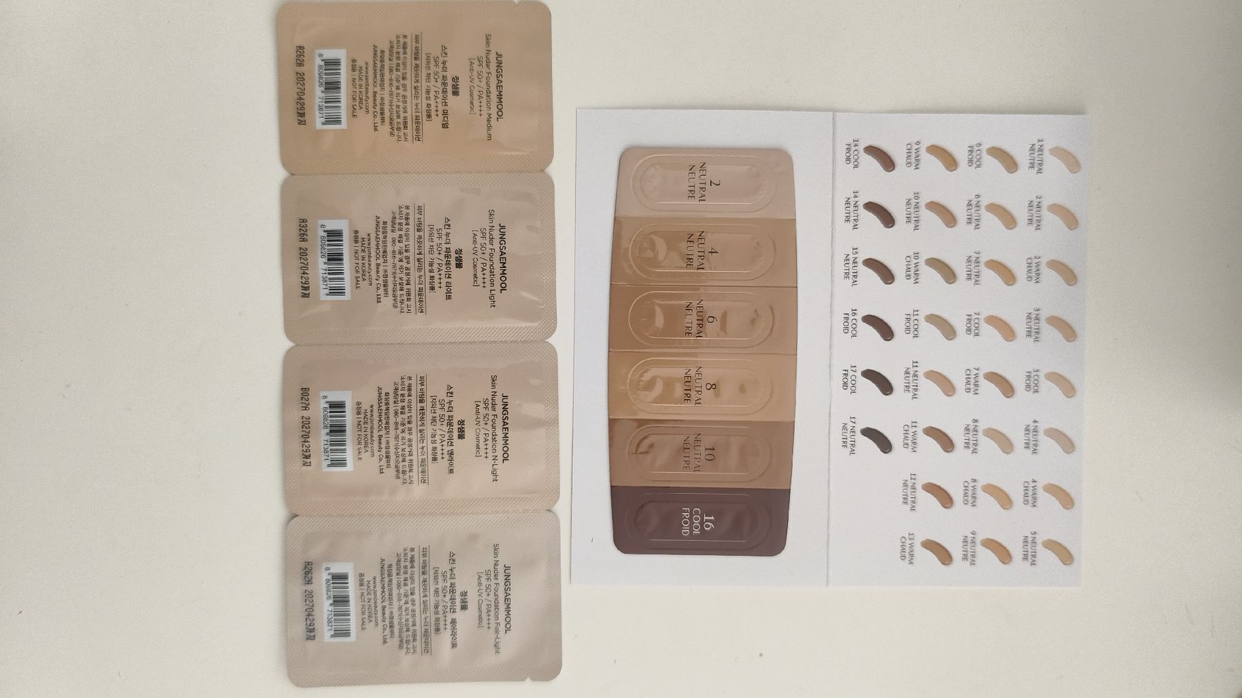 Make-up: Charlotte Tilbury & Jung Saem Mool Foundation Samples – Nuovo e nell'imballaggio originale da Erlenbach ZH venduto da rem_p5dd 2