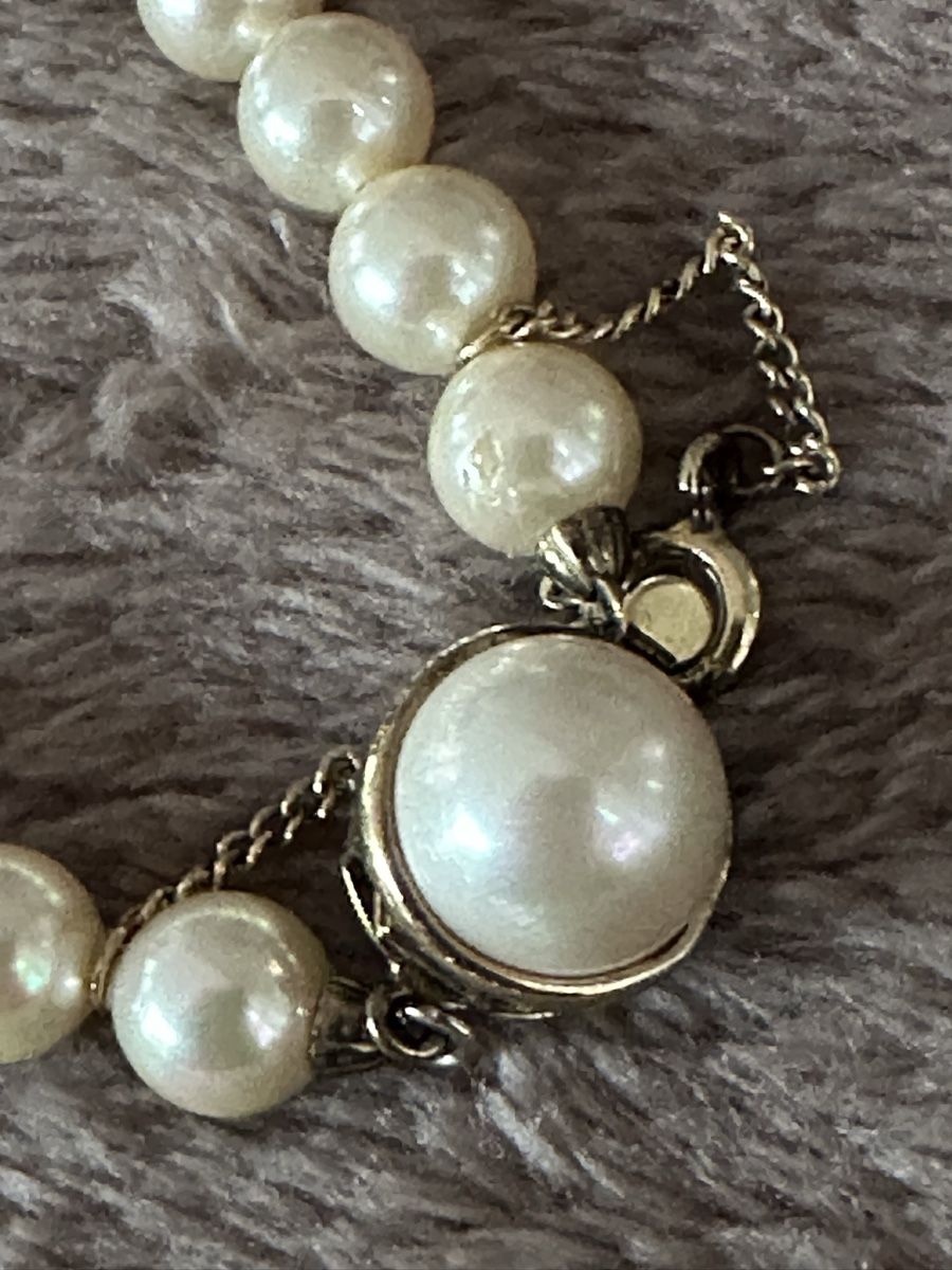 Catenine: Vintage Perlenkette 68 cm  – Usato da Herbriggen venduto da Sehrazade 3