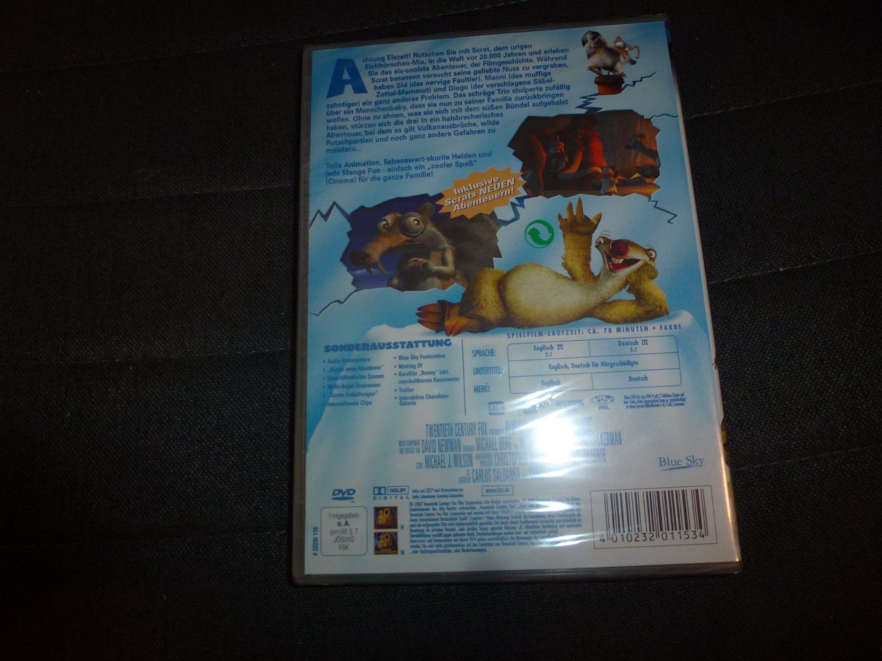 Tutti i DVDs: Ice Age 1 DVD NEUWARE – Nuovo e nell'imballaggio originale da Olten venduto da Disc-Verkauf 1