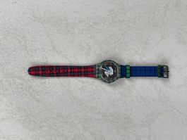 Swatch Uhr MC PATTERN, New Gent (SUOB114), Schottenmuster
