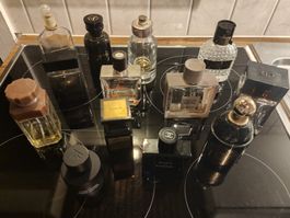 13 Parfum Flacons diverser Marken