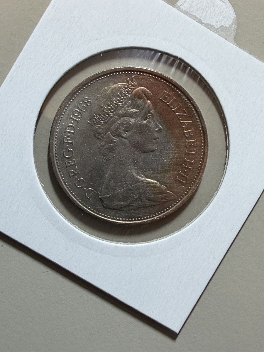 Tutti le monete: GB - 10 new pence - 1968 – Usato da Payerne venduto da Mike1682 1
