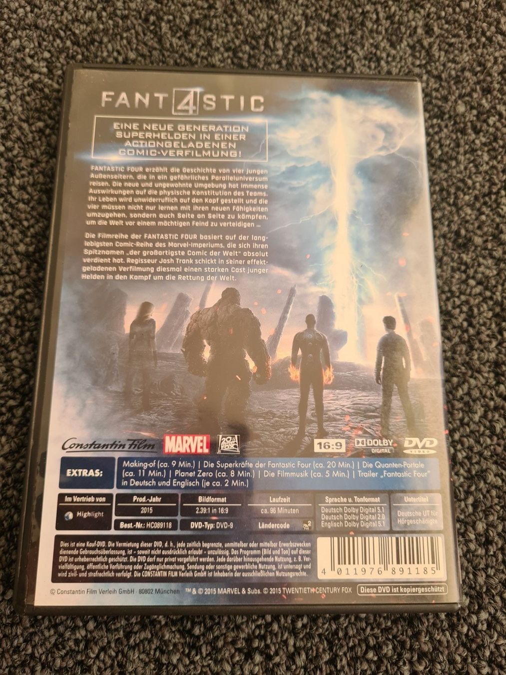 Tutti i DVDs: FANT4STIC(11186) – Usato da Ruswil venduto da jan_bxl5 1