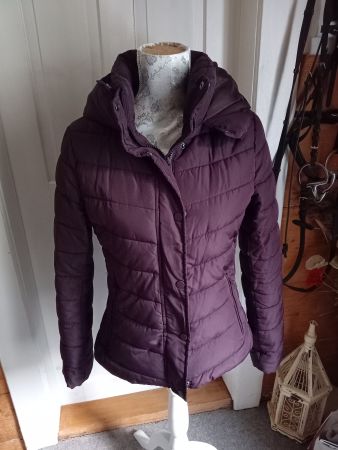 Veste matelassée pour femme couleur prune 36