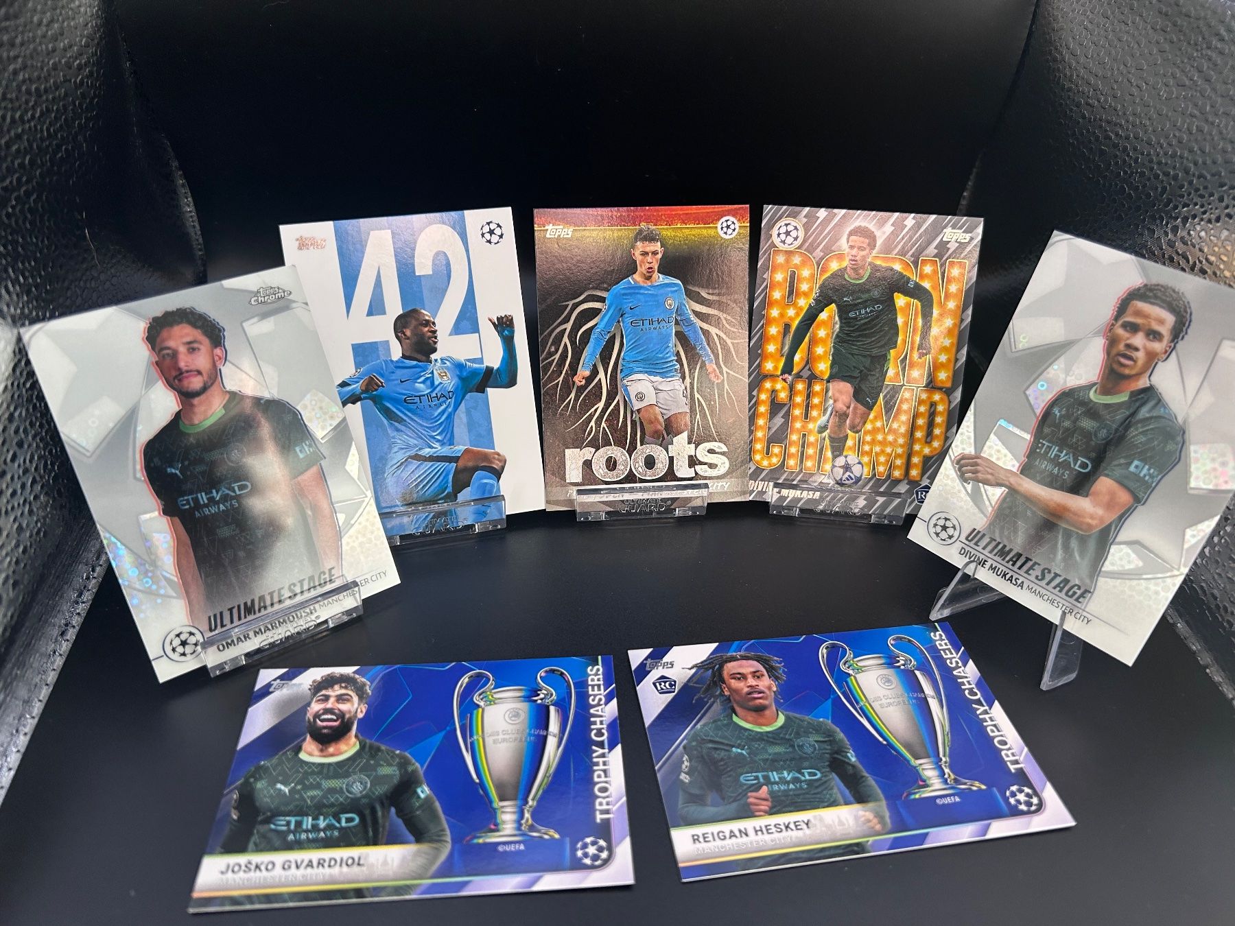 Topps Carte collezionabili: Topps UEFA Club Competition Manchester City Insert Bundle – Nuovo (secondo la descrizione) da Zürich venduto da sfr_77p9