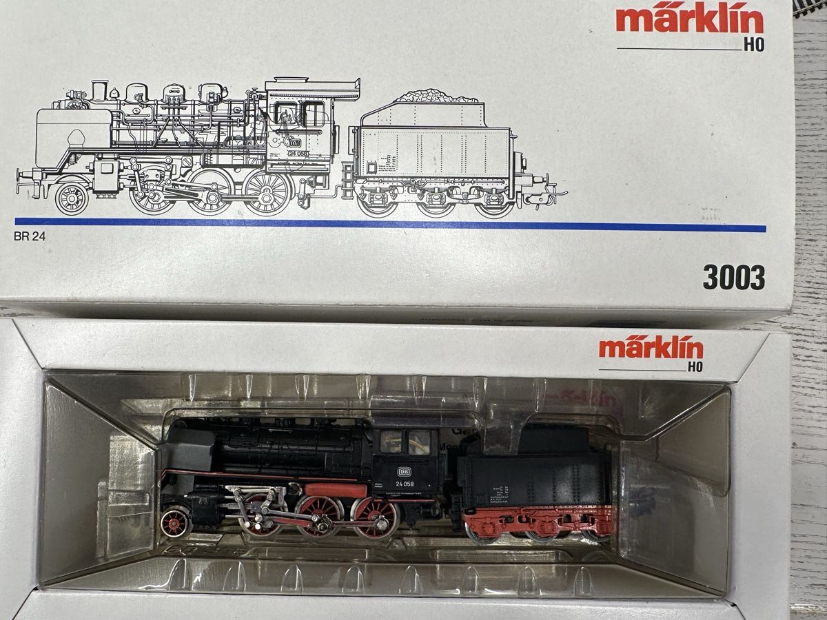 Märklin Modellini di ferrovie: Märklin 3003 DB BR 24 mfx digital – Usato da Lupsingen venduto da New-Haven 8