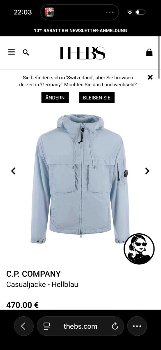 CP Company Giacche: C.P. Company Jacke M/50 – Usato da St. Gallen venduto da Kamima 8