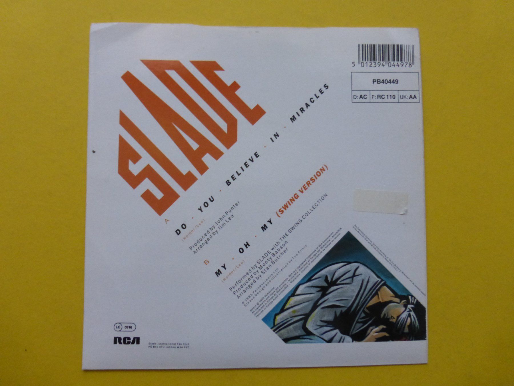 Dischi in vinile: Slade – Do You Believe In Miracles – Usato da Zürich venduto da Swiss57 1