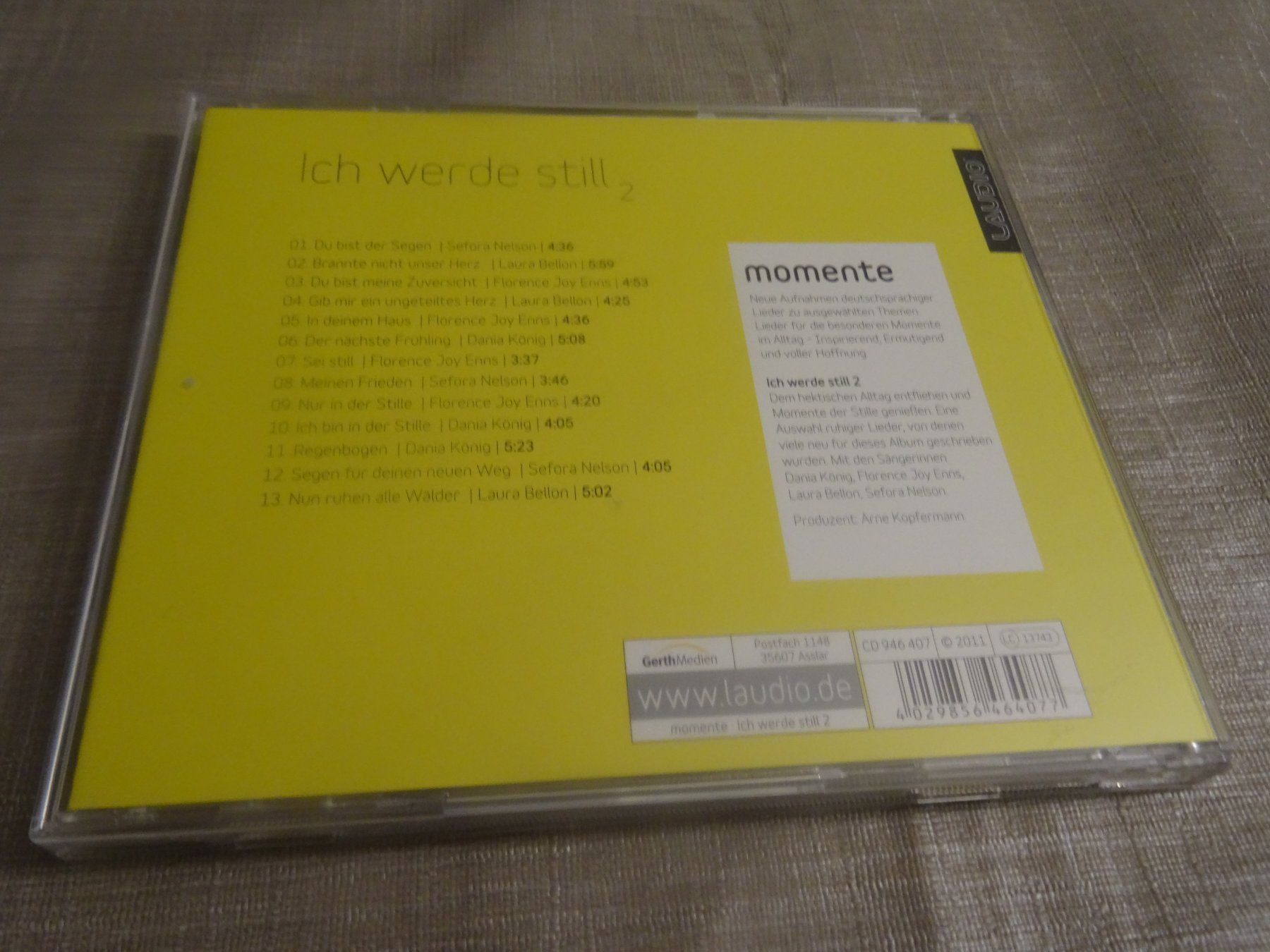 CDs: Ich werde still 2 - Momente CD – D'occasion à Olten par Disc-Ausverkauf 1
