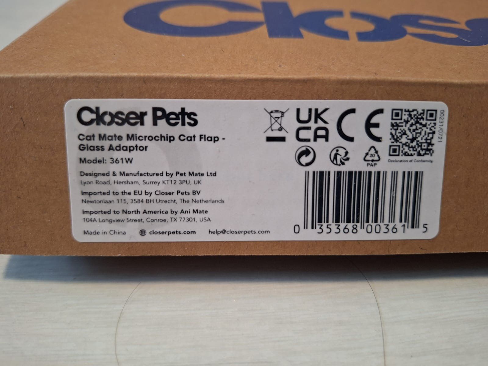 Katzenklappen: Katzenklappe Closer Pets Cat Mate mit Montageadapter – Neu (gemäss Beschreibung) aus Oberengstringen von Admin001 5