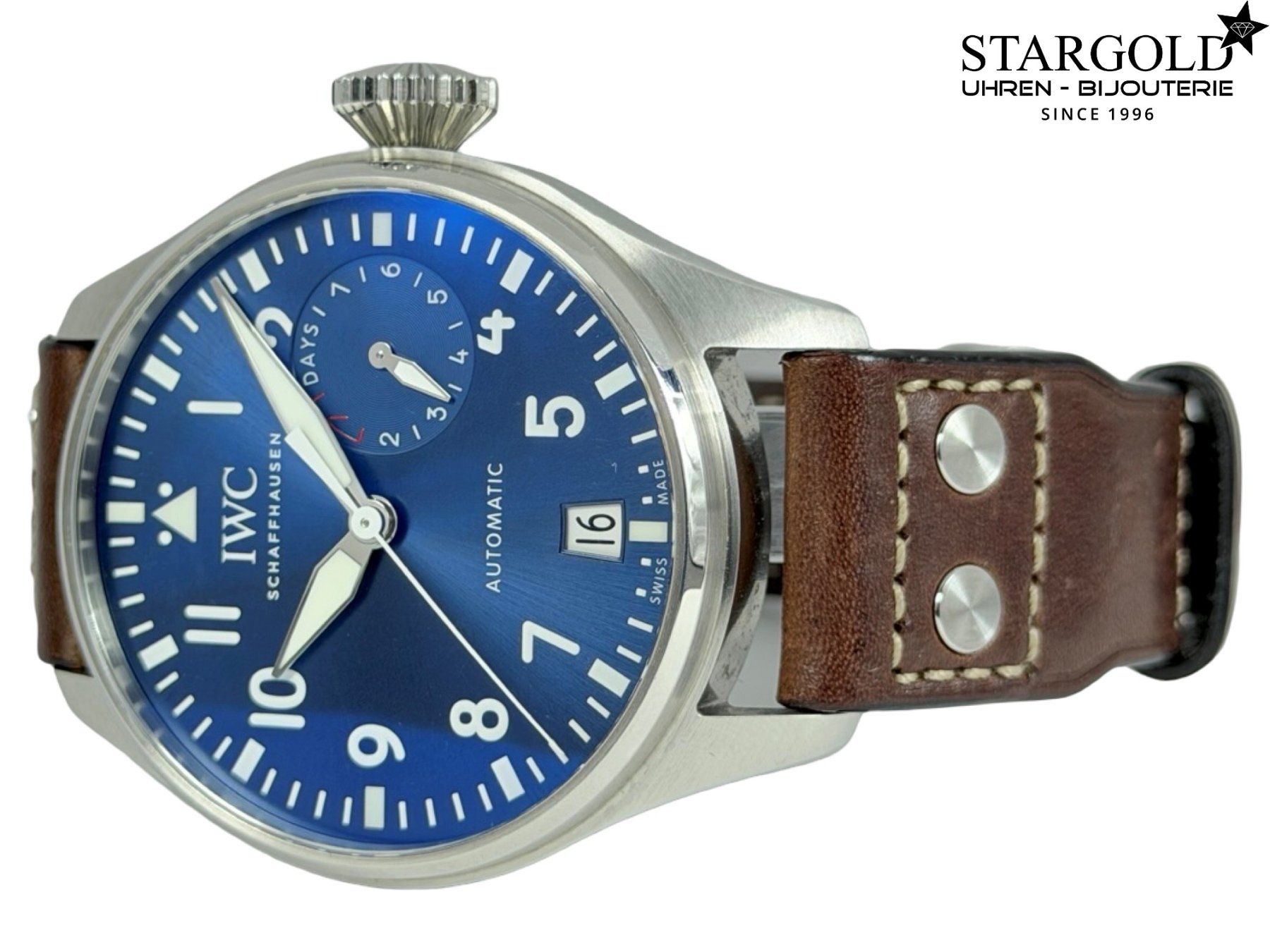 IWC Uhren: IWC Fliegeruhr Big Pilot - IW501002 – Gebraucht aus Zürich von Stargold-Uhren 8