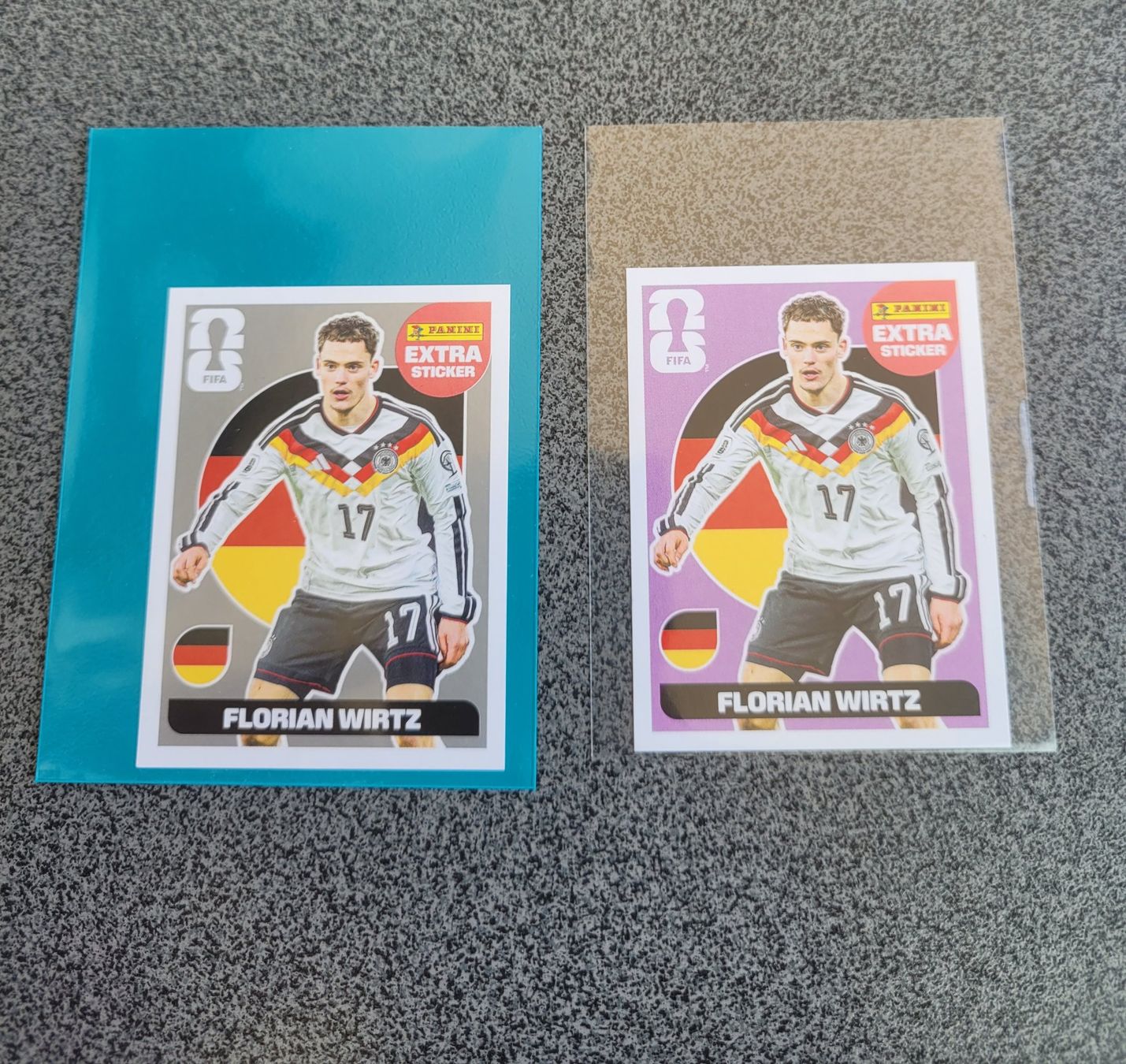 Panini Carte collezionabili: Florian Wirtz Silver & Purple Extra Stickers – Nuovo (secondo la descrizione) da Martigny venduto da sil_ht2d