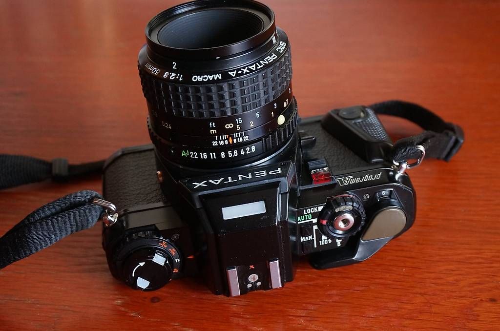 Pentax Fotocamera: Pentax Program A mit Pentax-A Macro 50mm f2.8 "Dream-Team" – Usato da Spreitenbach venduto da Salesmanship 3