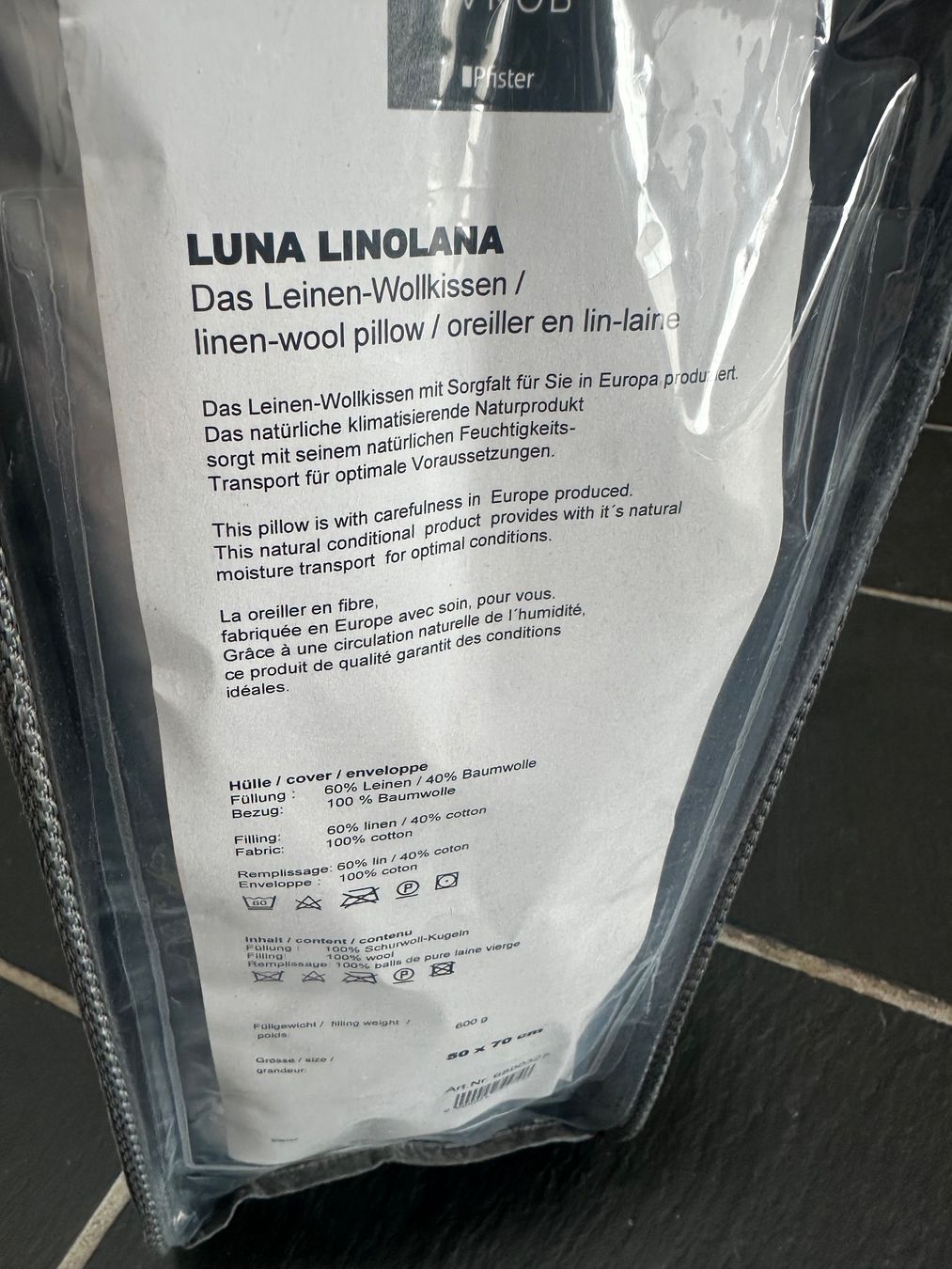 Pfister Cuscini: Pfister Leinen-Wollkissen – Usato da Ermatingen venduto da tan_8wdz 2