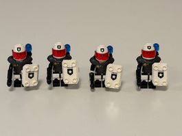 4x Lego Space Police Guy, Series 21
