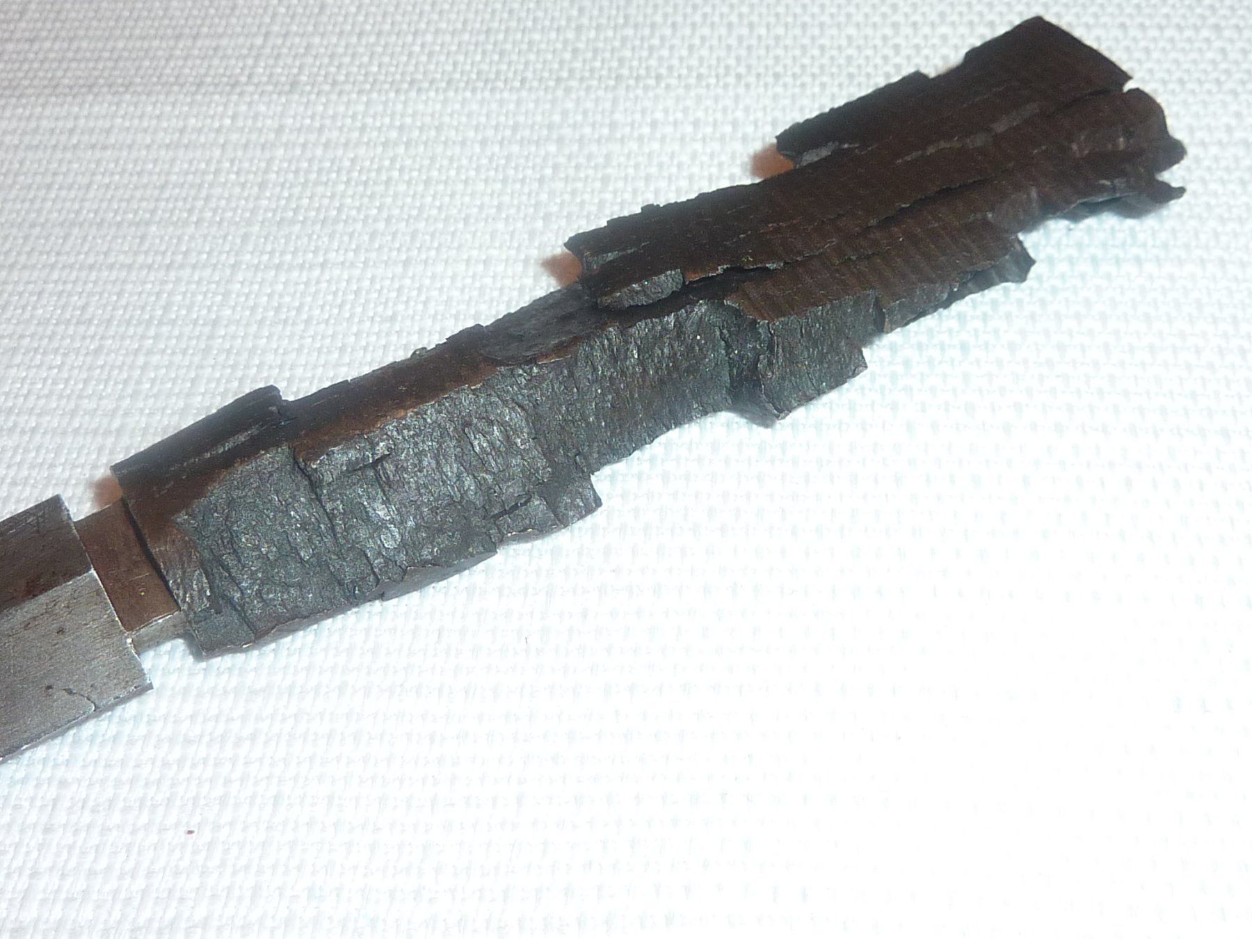Altro materiale per ufficio: Historischen Brieföffner Splittergranate 1.WK "Verdun 1916" – Usato da Dietikon venduto da damaszen 3