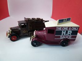 Lledo - 2 Modelle - alte Modelle - H.P.Sauce and Brewery