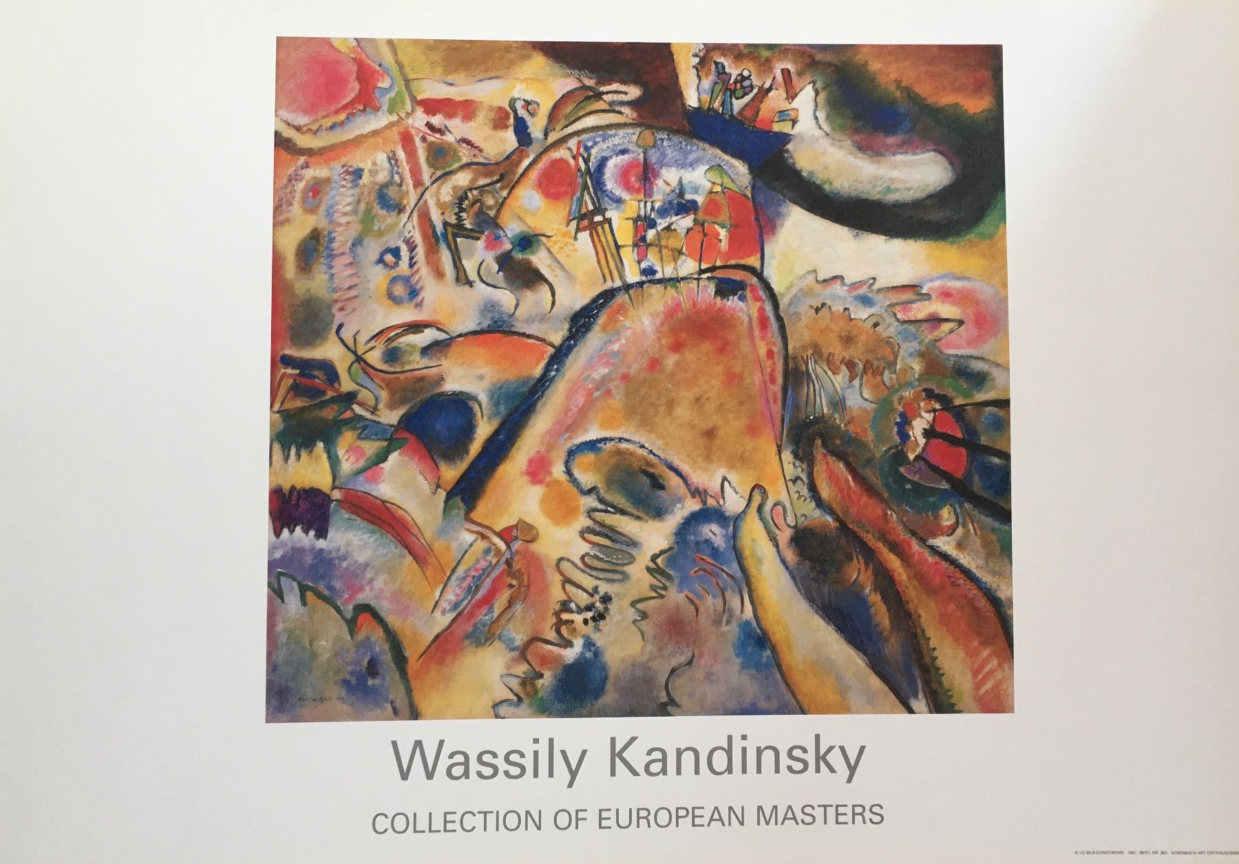 Grafica & Litografie: Wassily Kandinsky    "Kleine Freuden"   Kunstdruck – Usato da Nennigkofen venduto da waltraub