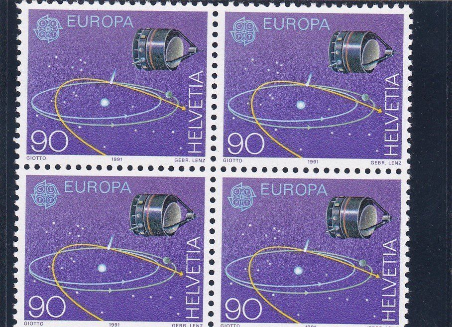 Tutti i francobolli: Postfrisch 4er Block EUROPA 1991 – Nuovo (secondo la descrizione) da Schliern b. Köniz venduto da joni20 1