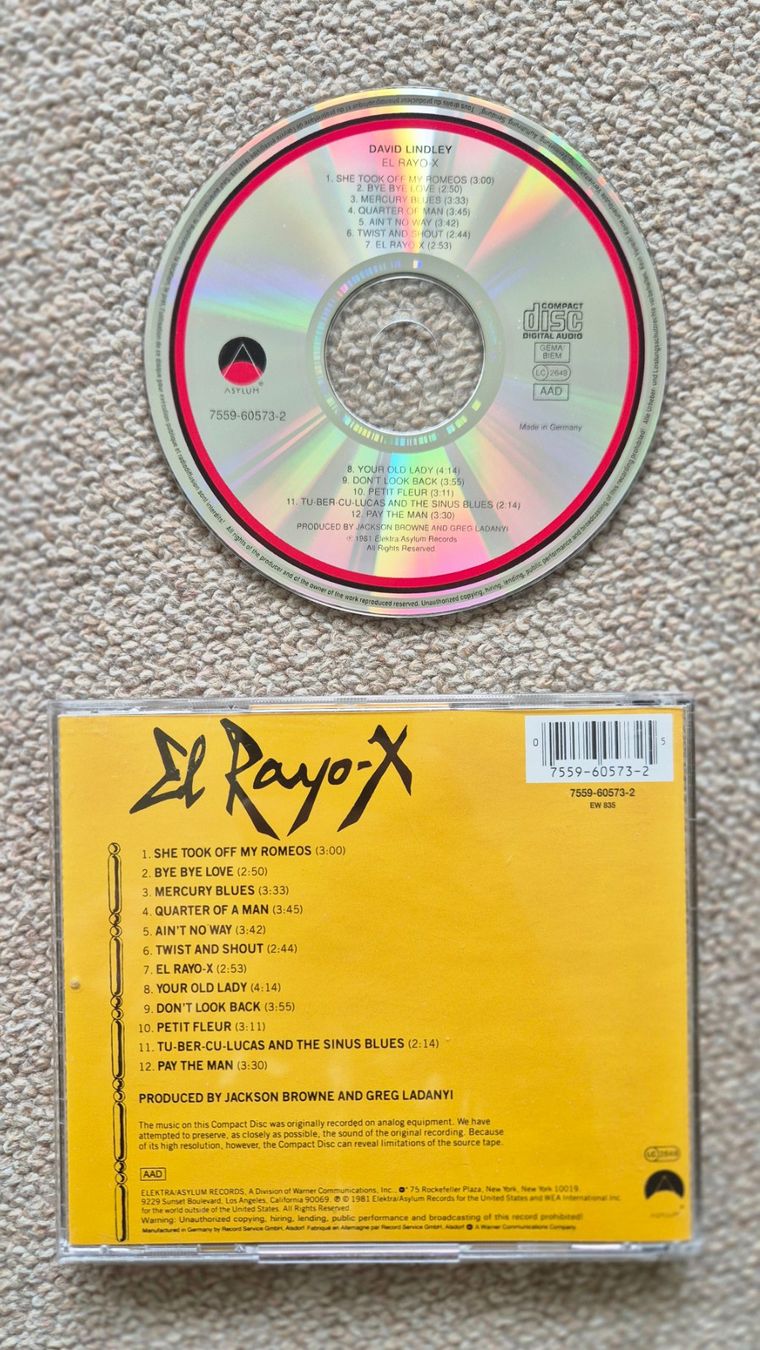 CDs: DAVID LINDLEY - El Rayo-X – Gebraucht aus Therwil von Rubo26 1