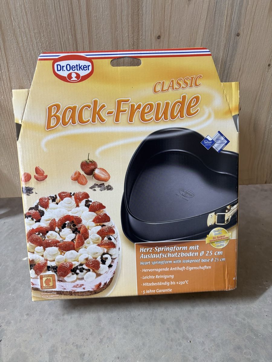 Backformen: Herzbackform Dr. Oetker – Neu und originalverpackt aus Flums von mic_p28w