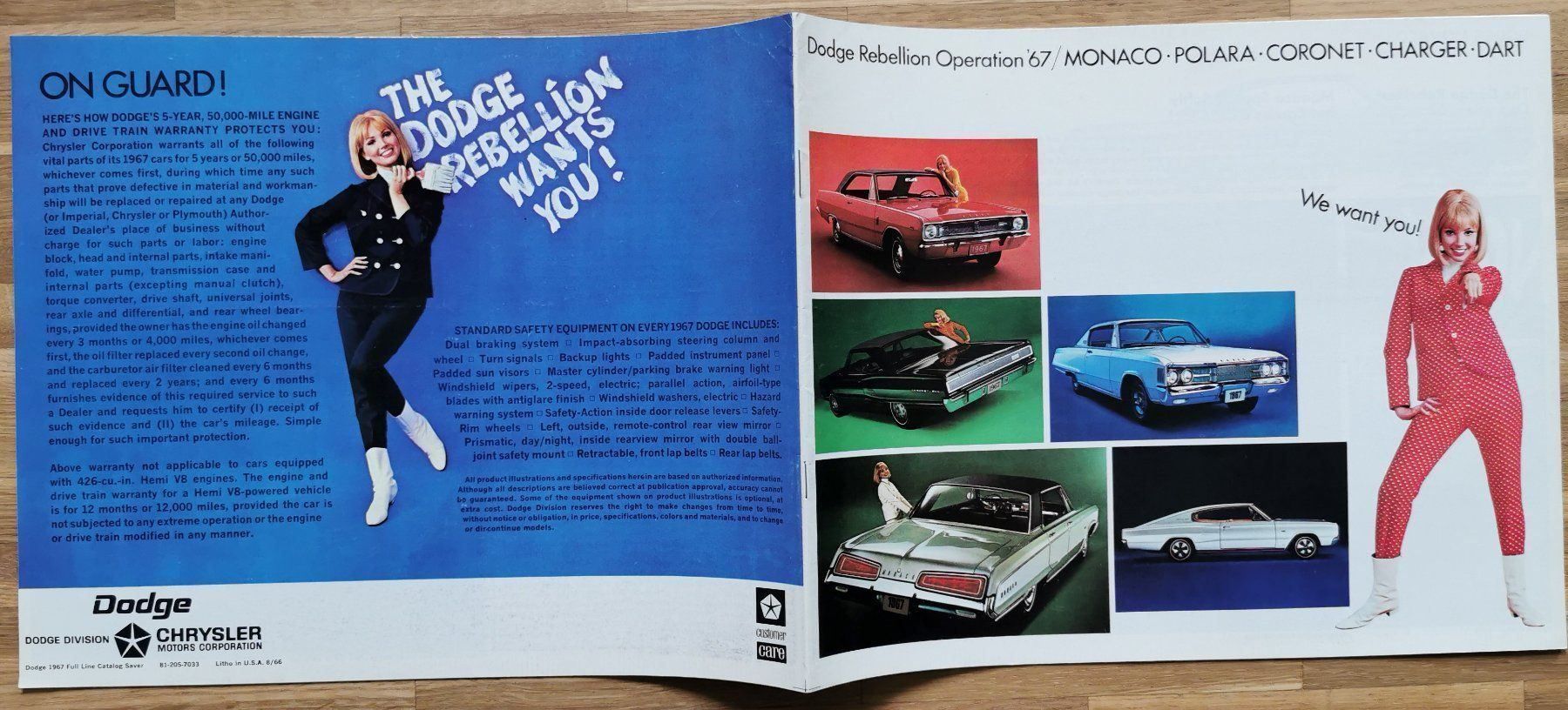 Dodge Documenti: DODGE CHRYSLER MOPAR 1967 – Nuovo (secondo la descrizione) da huenenberg venduto da Suizofelize