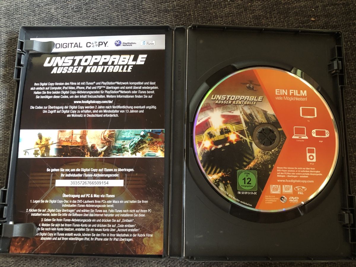 Tous les DVDs: DVD, UNSTOPPABLE – D'occasion à Balsthal par Katzenfan99 2