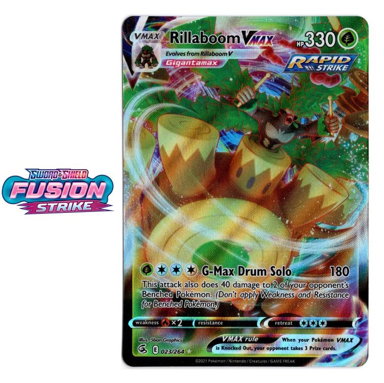 Fusion Strike Rillaboom VMAX 023/264 EN (Gebraucht) in Zug für CHF 1.5 ...