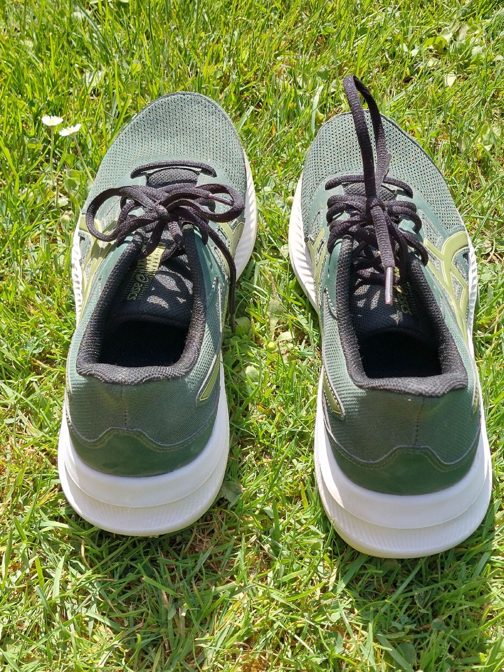 Asics Scarpe da uomo: Asics Laufschuhe, Grün, Grösse 41.5 – Usato da Frauenfeld venduto da sts123 1