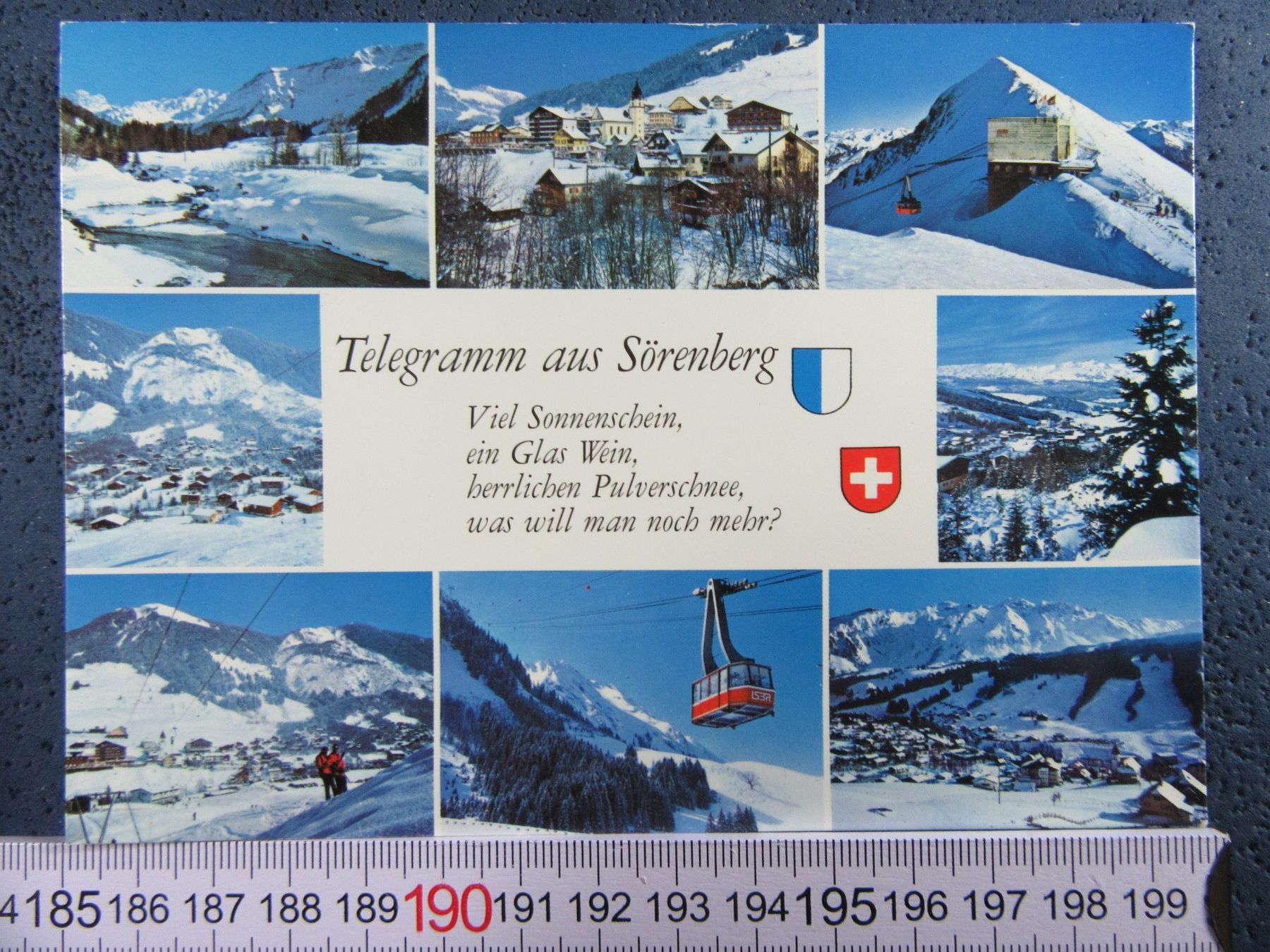 Cartoline postali: SÖRENBERG LU AK TELEGRAMM – Usato da Ettingen venduto da Hausi4711