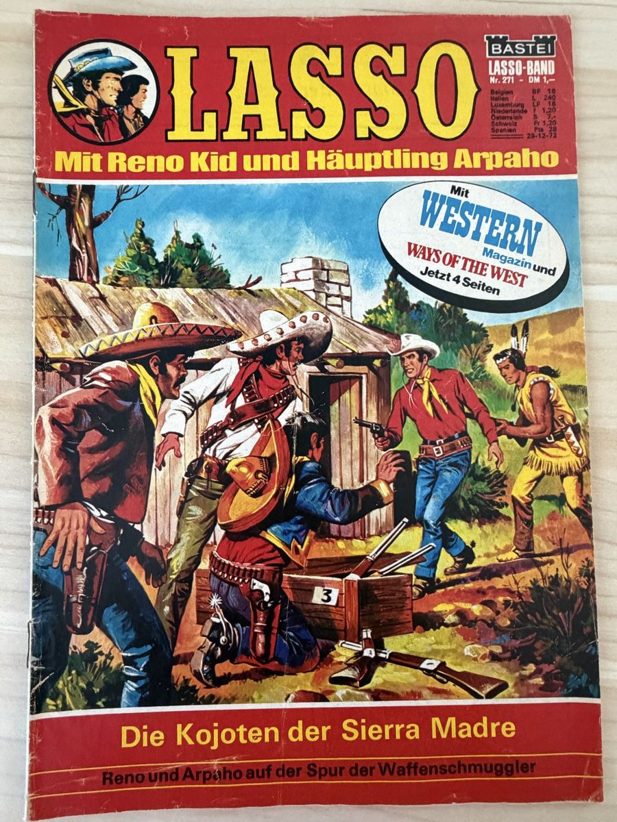 Comics: Lasso Western Bastei Heft 271 – Gebraucht aus Kehrsatz von Raboy
