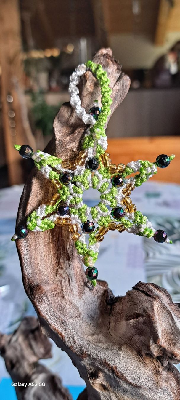 Alle Dekorationen: Makramee Weihnachtsstern – Neu (gemäss Beschreibung) aus Plagne von Reticulum01 6