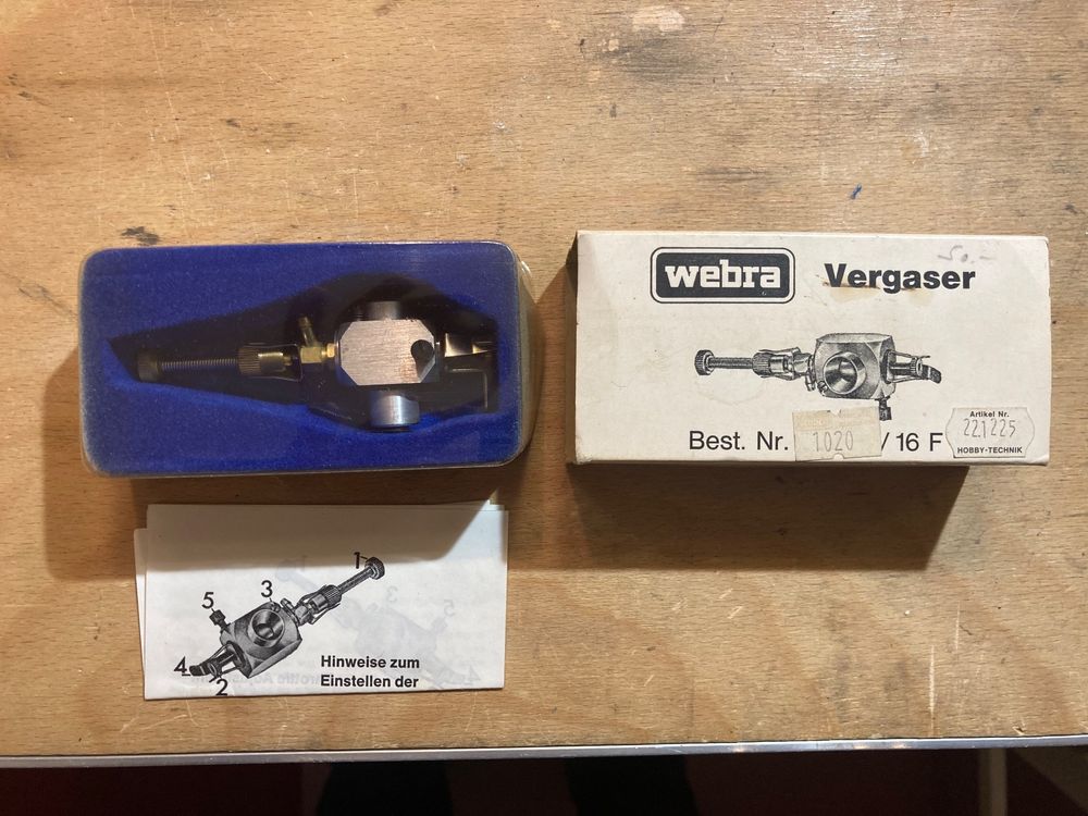 webra Vergaser (Neu und originalverpackt) in Rotkreuz für CHF 35 – mit ...