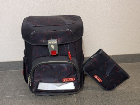 Step by Step Schulthek mit Etui, guter Zustand!