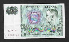 Sweden  10  Kronor  1979  Gebraucht  SEHR  SCHöN